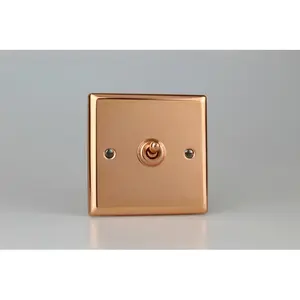 Wall Mounted Light Switch Copper