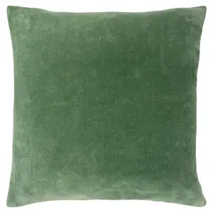 furn. Magnata Square Pleated Velvet Feather Filled Cushion