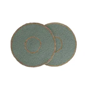 Penguin Home Set of 12 Jute Placemats, Coasters and Napkin Rings