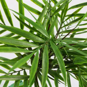 6 x 40cm Artificial Bamboo Palm Bush Plant