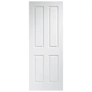 Internal Pre-finished White Moulded Victorian 4 Panel Door  - 1981 x 838 x 35mm (33")