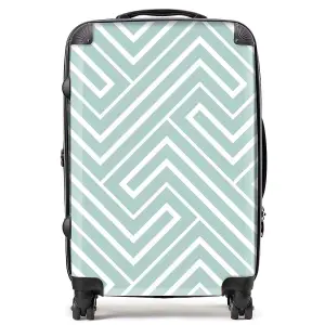 Geometric Modern Ornment Suitcase - Medium