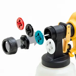 HVLP Electric Paint Sprayer Wolf SW450 Spray Gun