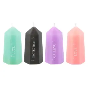 Something Different Crystal Candles (Pack of 16) Multicoloured (One Size)