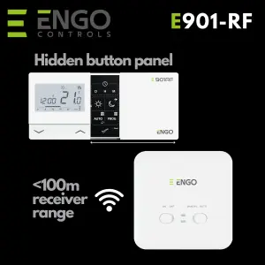 ENGO E901-RF 7 day Programmable Wireless Thermostat Boiler Central Heating Controller