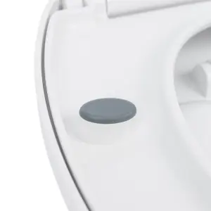 Soft Close Family Toilet Seats - White - 2pc