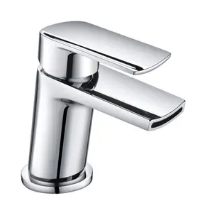 Nes Home Centa Bathroom Waterfall Single Lever Deck Mounted Basin Mixer Tap