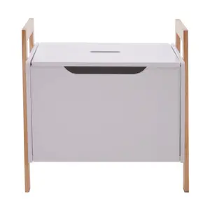 Interiors by Premier Storage Box, Durable Construction Storage Box With Lid, Modern Design White Storage Box, Compact Small Box