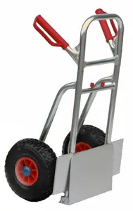 Telescopic Folding Sack Truck - 50Kg Capacity- with Pneumatic Wheels