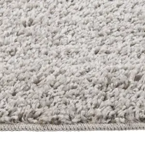 Shaggy Rug Light Grey 200x290 cm Anti Slip