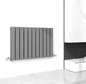 Designer Flat Panel Double Radiator 600x748 Anthracite by MCC