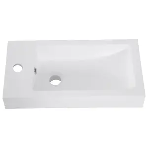 Hettie 500mm Single Bathroom Vanity with Cloakroom Ceramic Basin