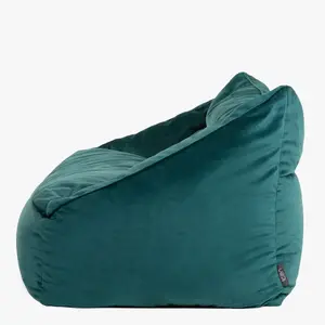 icon Cecilia Bean Bag Sofa Teal Green Giant Velvet Bean Bag Chair