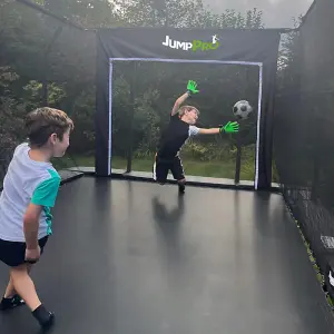 JumpPRO Trampoline Goal (Medium) - The Only Trampoline Football Goal in the World