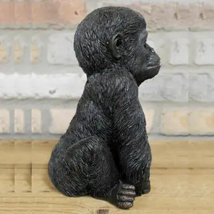 Adorable Baby Gorilla Home Garden Decorative Fugurine