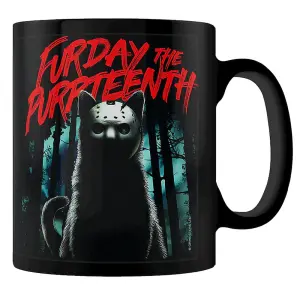 Horror Cats Furday The Purrteenth Mug Black (One Size)