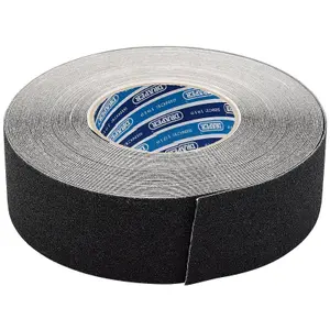 Draper  Heavy Duty Safety Grip Tape Roll, 18m x 50mm, Black 66234