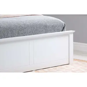 Birlea Phoenix King Ottoman Bed White