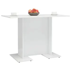 Palmeri Dining Table High Gloss White