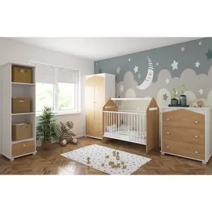 Epps Cot with Mattress Natural / No