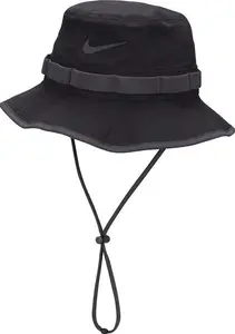 Nike Dri-FIT Apex Bucket Hat - Black - Cotton/Nylon/Elastane