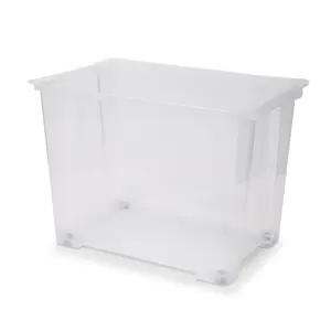 Form Kaze Clear 63L XXL Plastic Stackable Storage box