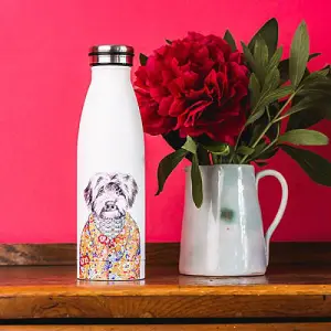 Mikasa Tipperleyhill Cockapoo Double-Walled 500ml Stainless Steel Water Bottle