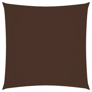 Berkfield Sunshade Sail Oxford Fabric Square 7x7 m Brown