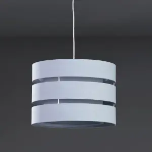 Trio Light Grey Pendant Light shade (D)28cm