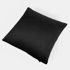 4 x Matte Velvet Filled Cushion Covers Soft Zip