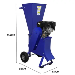 7HP Petrol Wood Chipper Garden Shredder