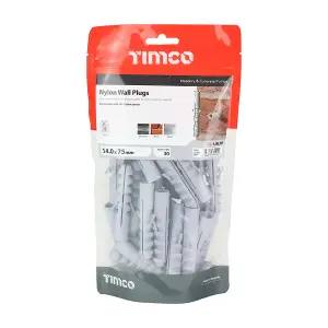 Timco - Nylon Plugs (Size 14.0 x 75 - 30 Pieces)