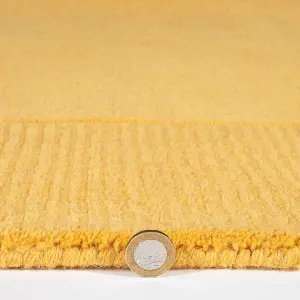 Mayfair Esme 80x150cm Ochre Wool Rug