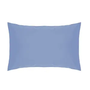 Belledorm Easycare Percale Housewife Pillowcase Sky Blue (One Size)