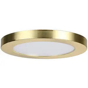 Forum Interior Wall and Ceiling Light 24W IP44 - Satin Brass