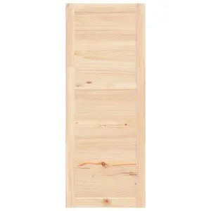 Berkfield Barn Door 80x1.8x204.5 cm Solid Wood Pine