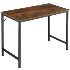 Desk Jenkins - computer, writing, study table - Industrial wood dark, rustic