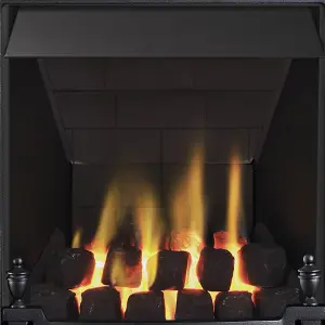 Focal Point Finsbury multi flue Black Manual control 3.1kW Gas Fire