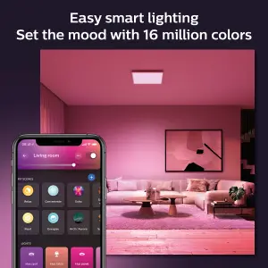 Philips Hue White and Colour Ambiance Surimu Square Panel white