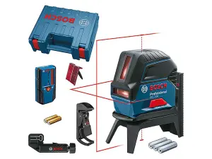 BOSCH GCL 2-50 + LR6 AA batteries Cross line laser