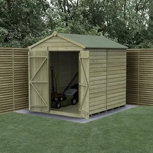 Beckwood 6x8 Apex Shed - No Windows - Double Door