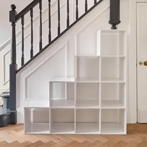 Northville Bookcase White / 129.5" H x 129.5" W x 29" D