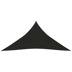 Berkfield Sunshade Sail 160 g/m2 Black 3.6x3.6x3.6 m HDPE