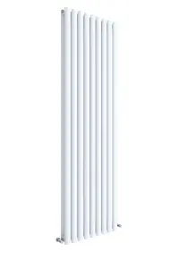 Vertical Double Panel Radiator - 1800mm x 528mm - 5457 BTU - Gloss White- Balterley