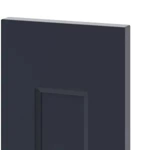 GoodHome Artemisia Matt midnight blue Classic shaker Tall wall Cabinet door (W)150mm (H)895mm (T)18mm