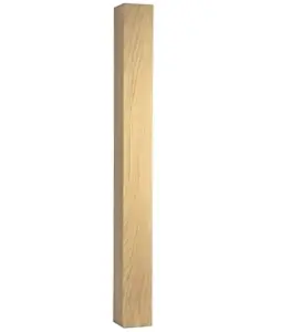 Solid Oak Complete Newel Post 82mm x 82mm x 1200mm Inc Cap UK Manufactured Traditional Products Ltd