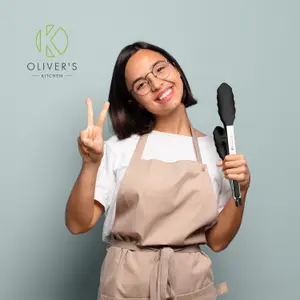 Oliver's Kitchen - Silicone Cooking Tongs Set