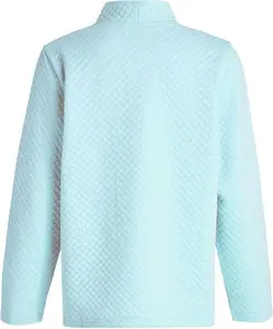 Bonmarche Green Bed Jacket Diamond Quilt Zip Through, Size: 24-26