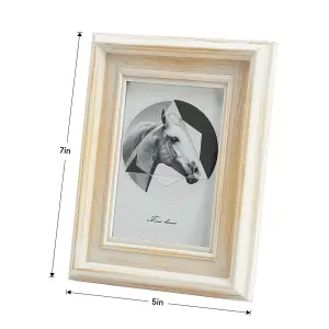 Contemporary Vertical Solid Wood Photo Frame Picture Frames 4 x 4 Inch