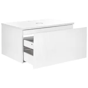 Bathroom Wall Mounted Cabinet 80 x 52 cm White ALIZRA